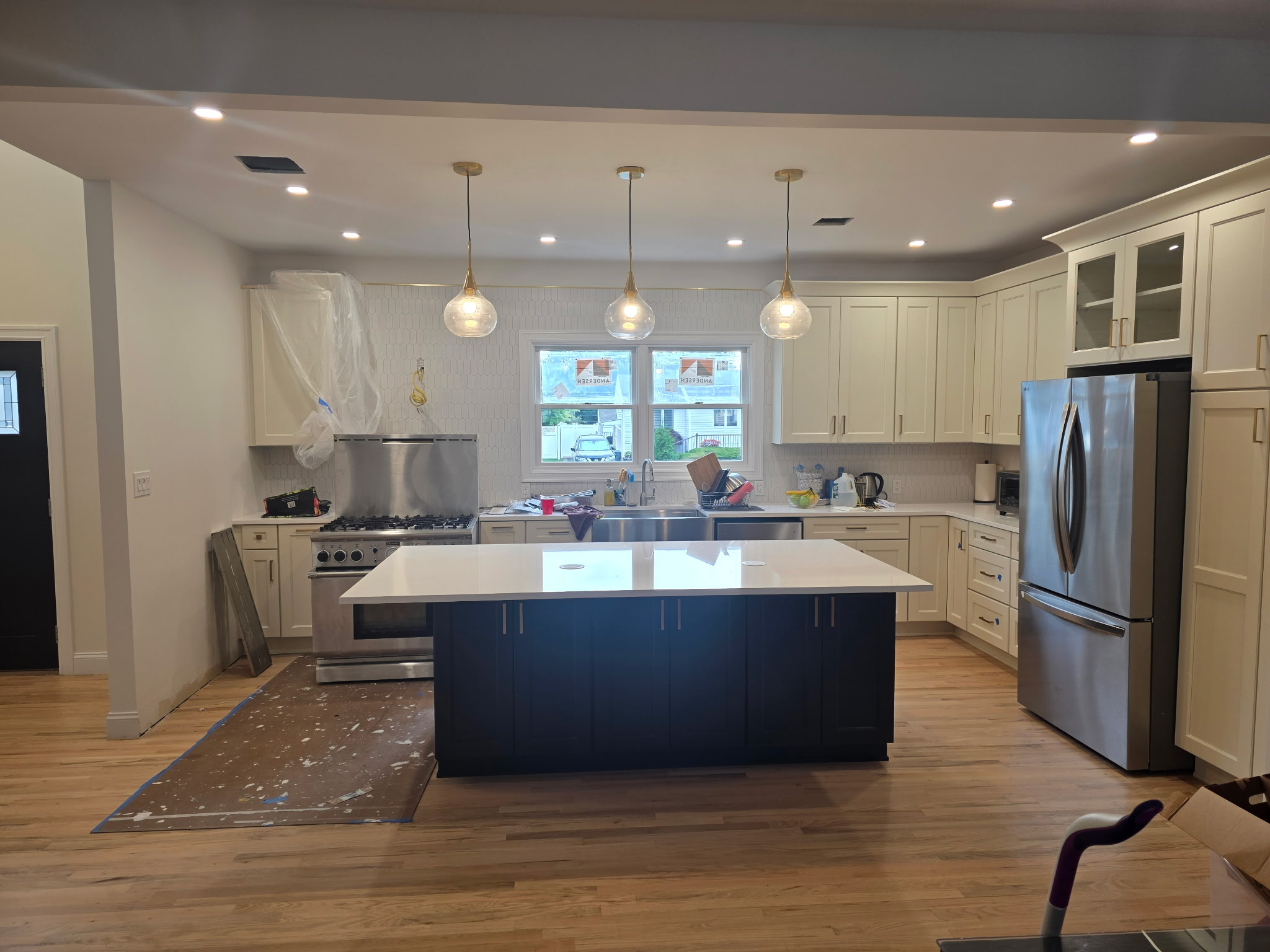 Interior electrical and kitchen lighting work by Majestic Ohms