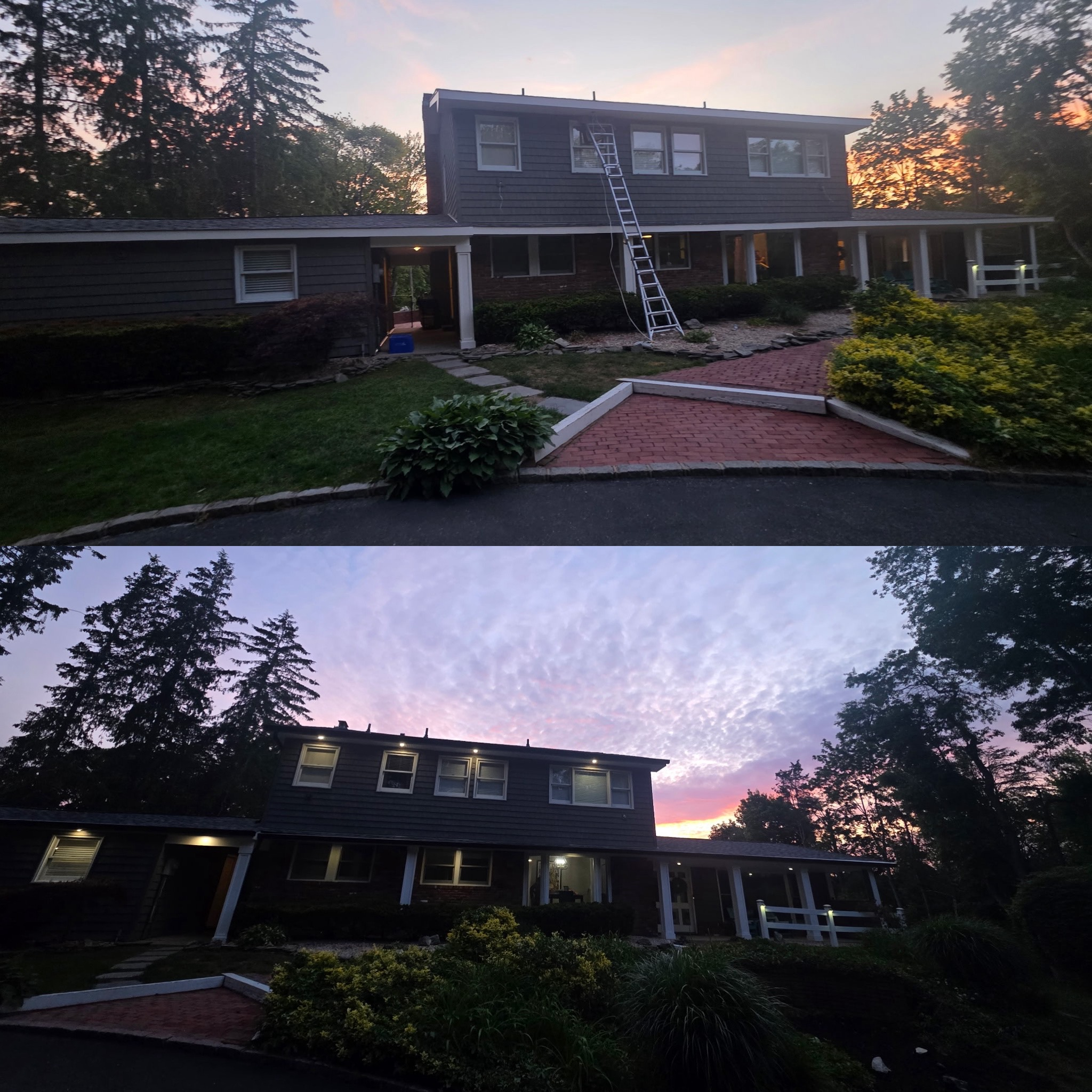 Before and after electrical improvement by Majestic Ohms
